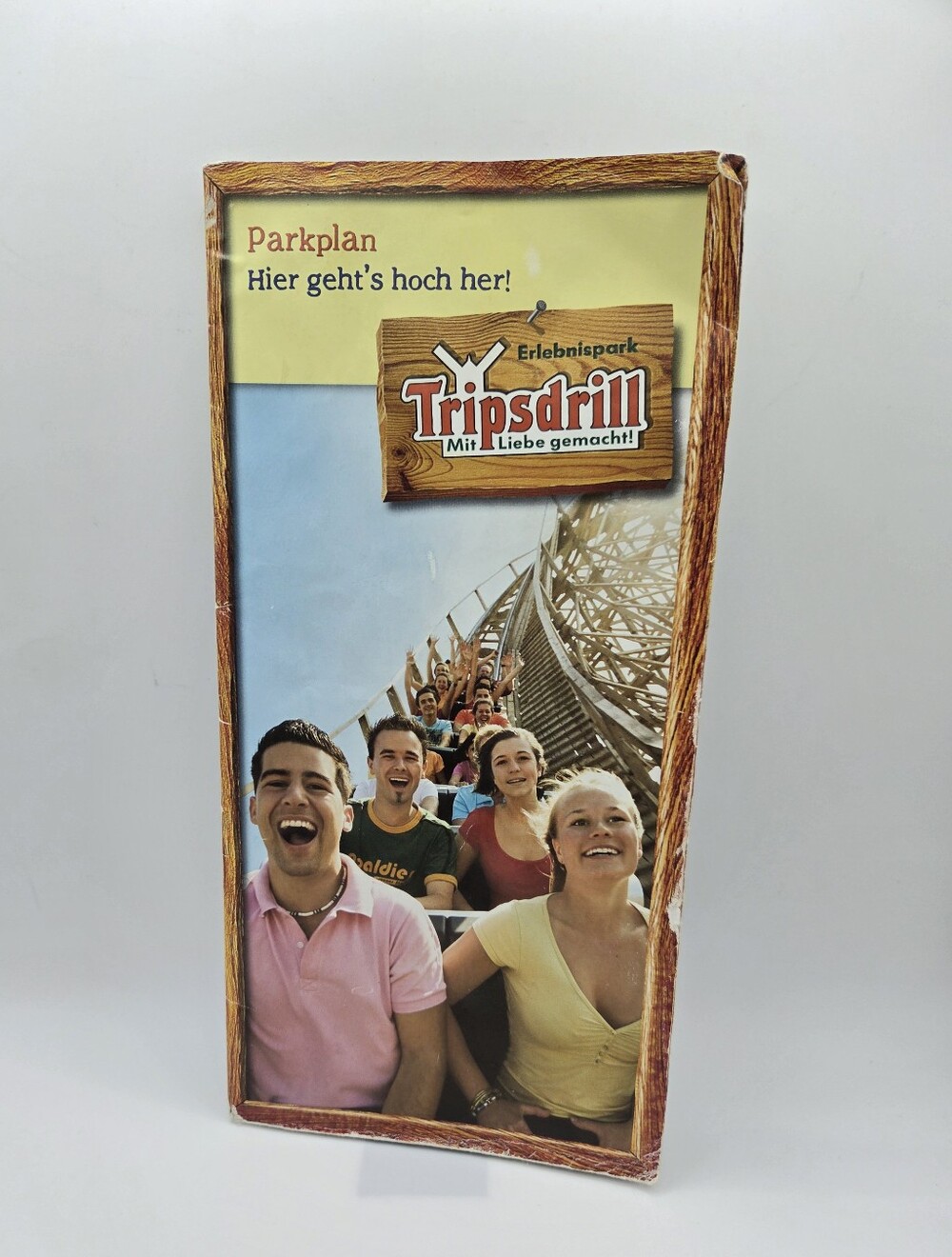 Erlebnispark Tripsdrill Cleebronn Germany Park Map 2011 - RARE